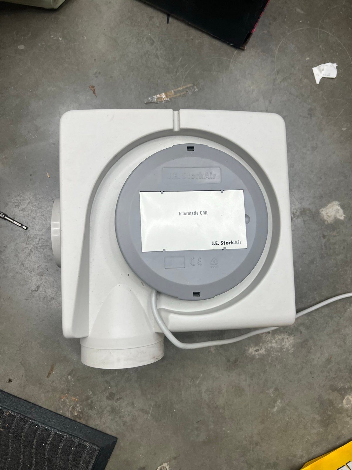 J.E. StorkAir CML mechanische ventilatiebox / afzuiging, Doe-het-zelf en Verbouw, Ventilatie en Afzuiging, Ophalen of Verzenden