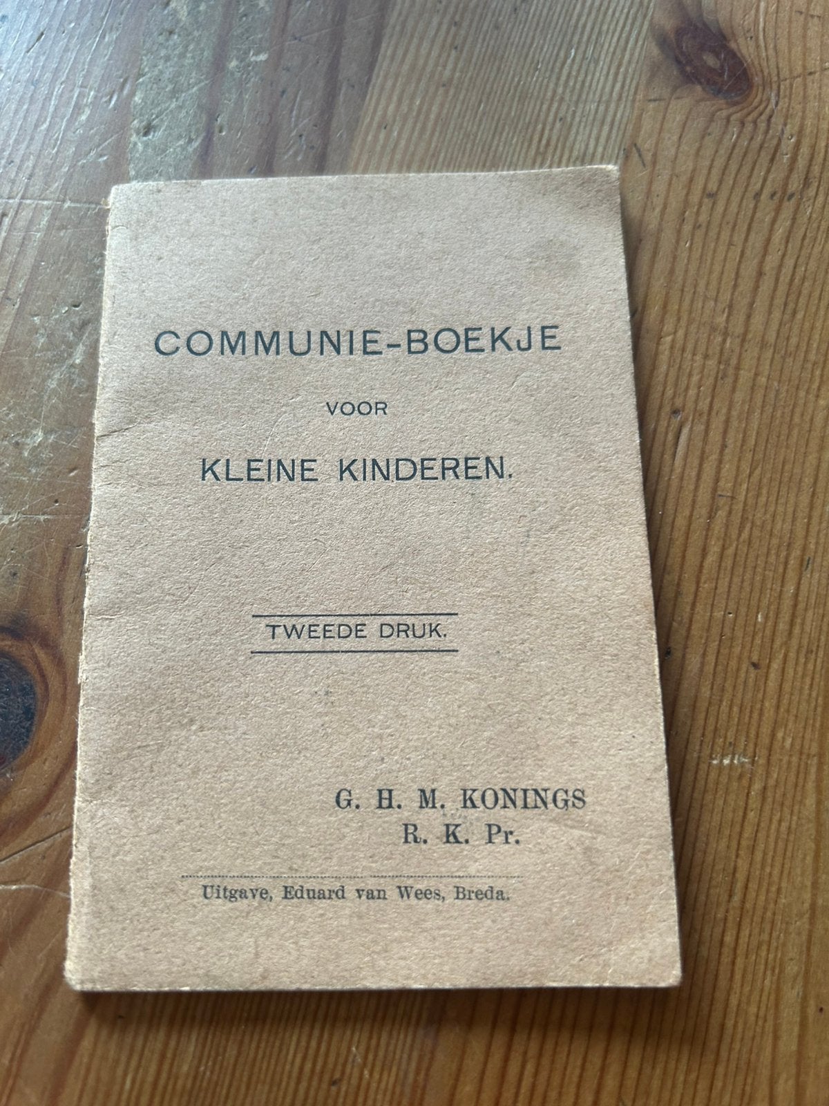 Communie boekje  uit 1927, Ophalen of Verzenden, Zo goed als nieuw