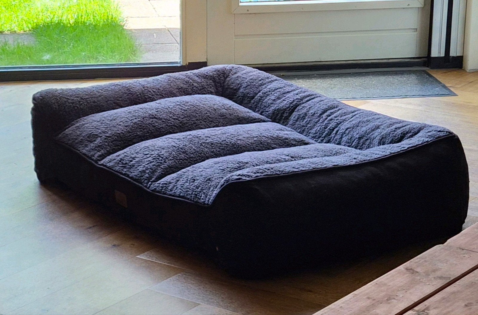 Bedsure ergonomische hondenmand 106 x 76 cm, grijs / antra, Ophalen, Zo goed als nieuw, Hondenmand