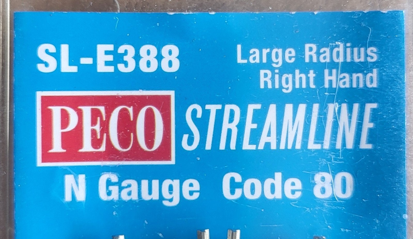 Peco SL-E388 N Gauge Code 80 Wissels Rechts - 5 stuks, Ophalen of Verzenden