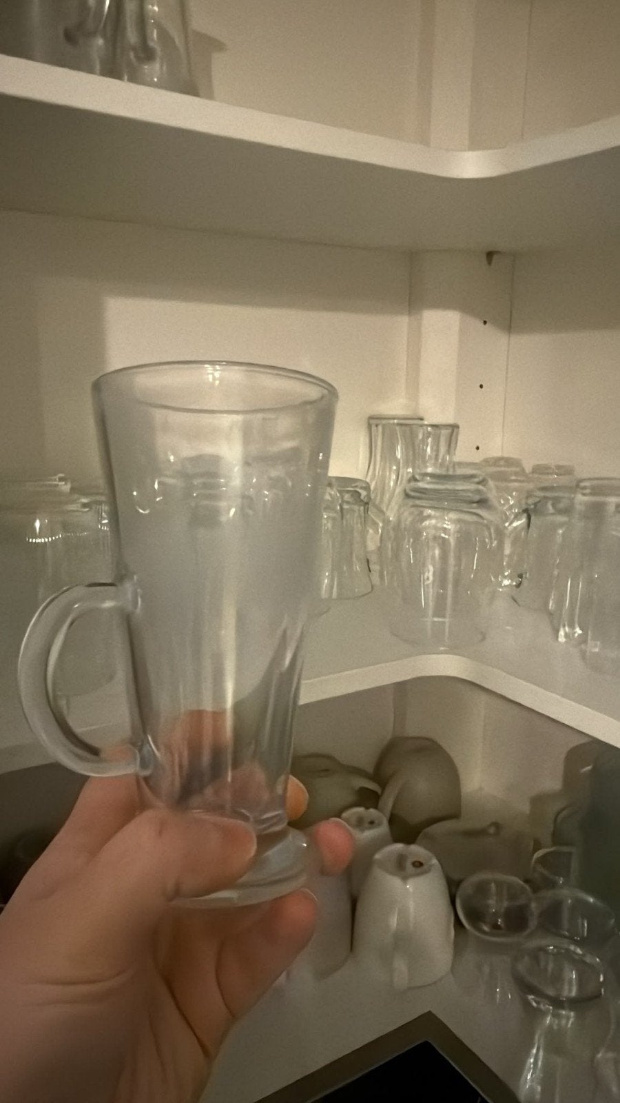 glazen koffie cappucino beker, Ophalen of Verzenden