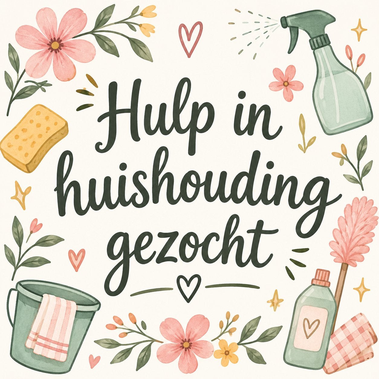 Hulp in huishouding gezocht - Nijmegen Noord, Vacatures