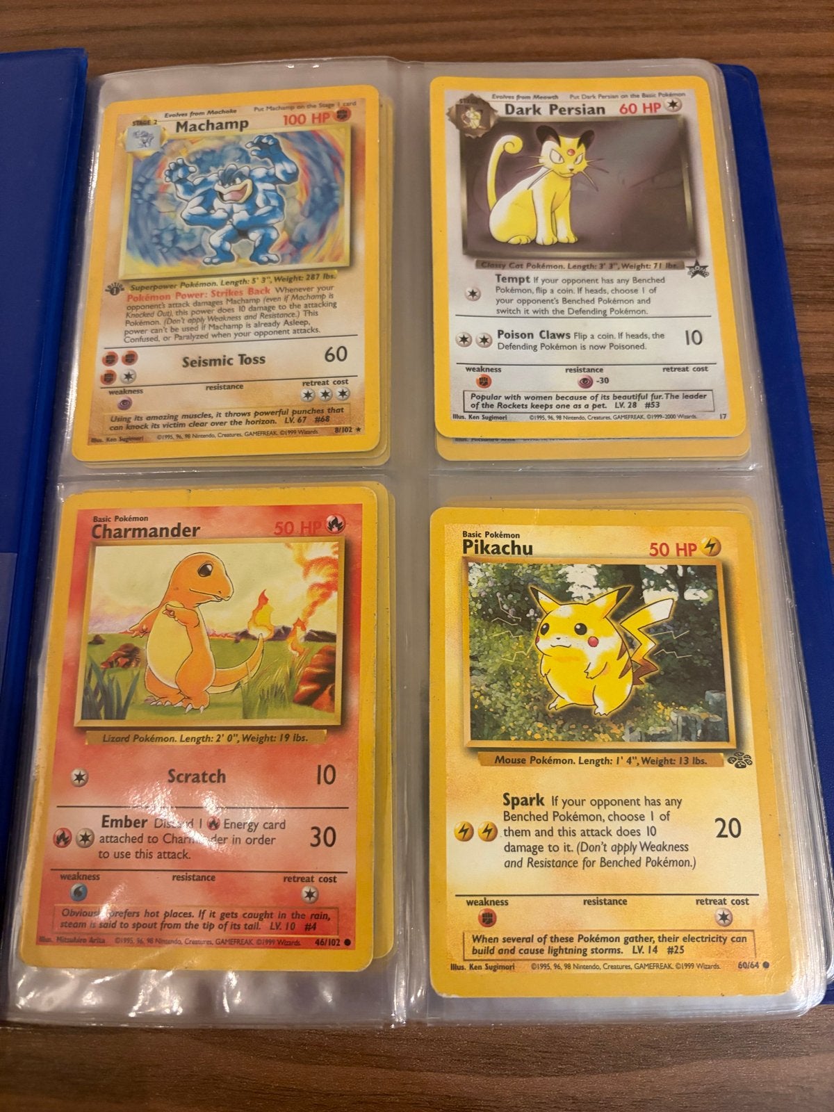Vintage Pokémon kaarten 1999–2000 | Base Set Holo, Ophalen of Verzenden, Gebruikt, Meerdere kaarten