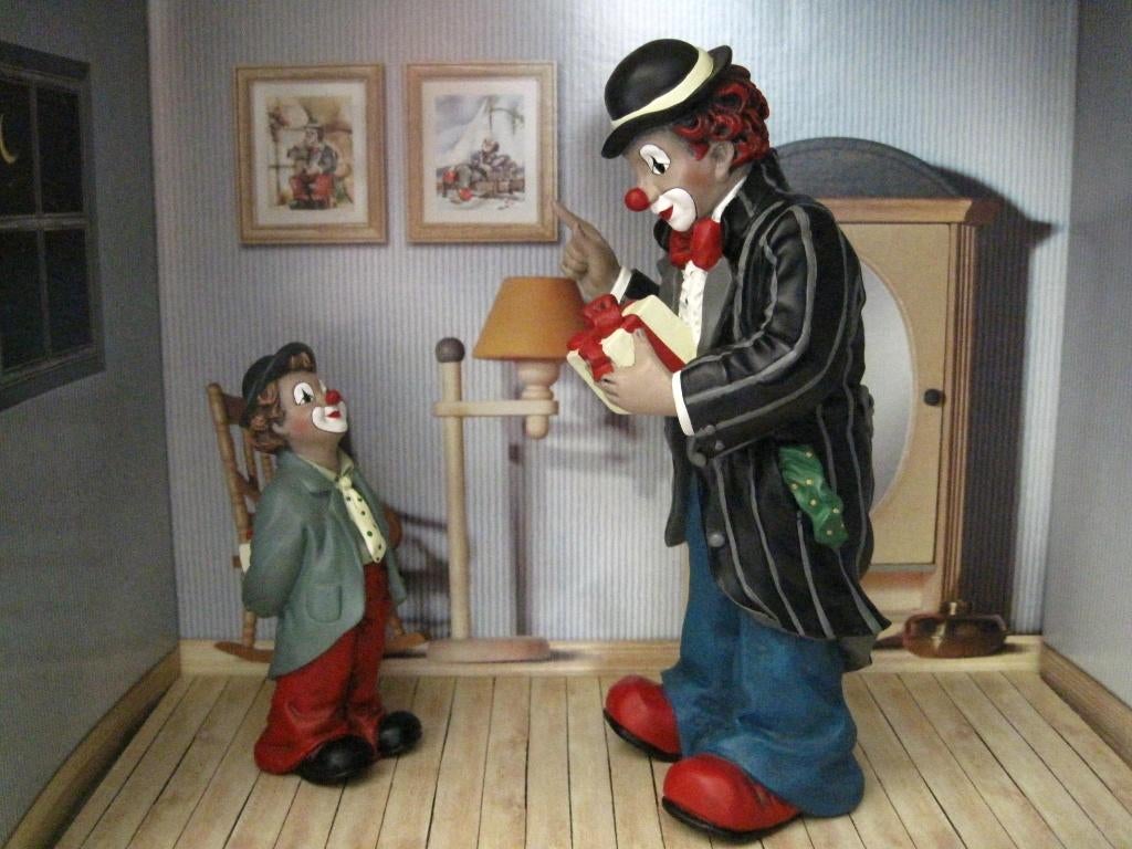 Gilde Clowns Doppelte Freude, Verzamelen, Beelden en Beeldjes, Ophalen of Verzenden, Zo goed als nieuw, Mens