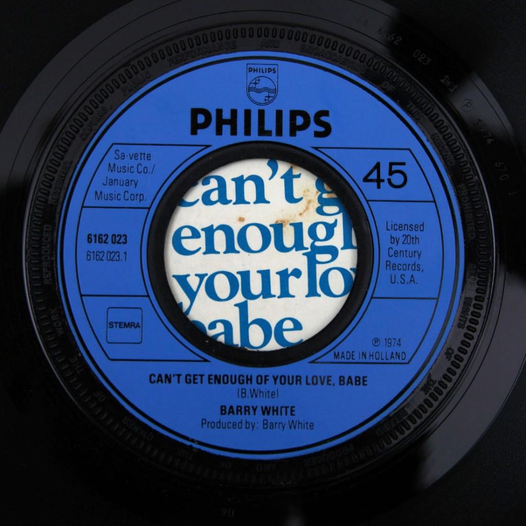 Barry White CAN'T GET ENOUGH OF YOUR LOVE soul funk HIT 1974, Verzenden, Zo goed als nieuw, R&B en Soul