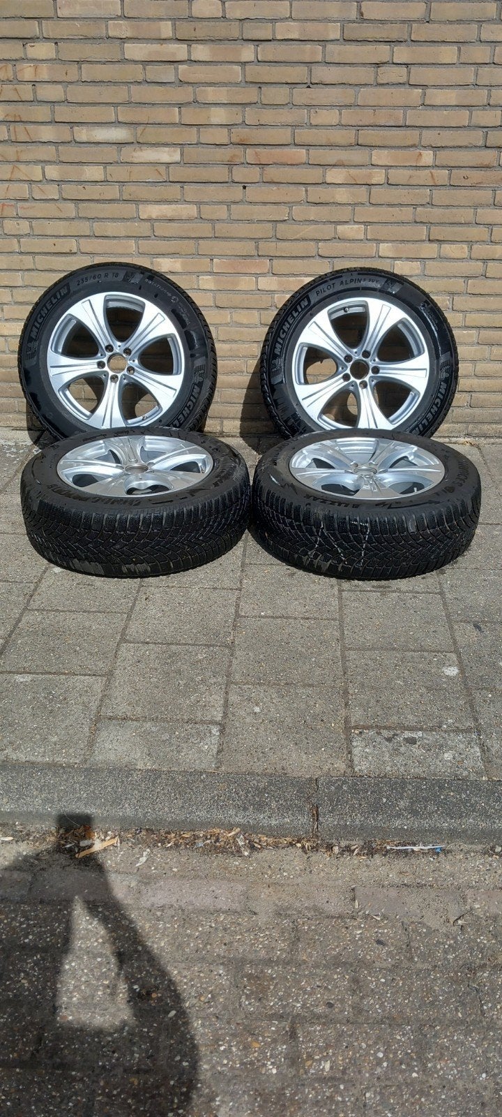 Mercedes,glc 250 velgen met banden, Auto-onderdelen, Ophalen, 18 inch, Gebruikt, Banden en Velgen