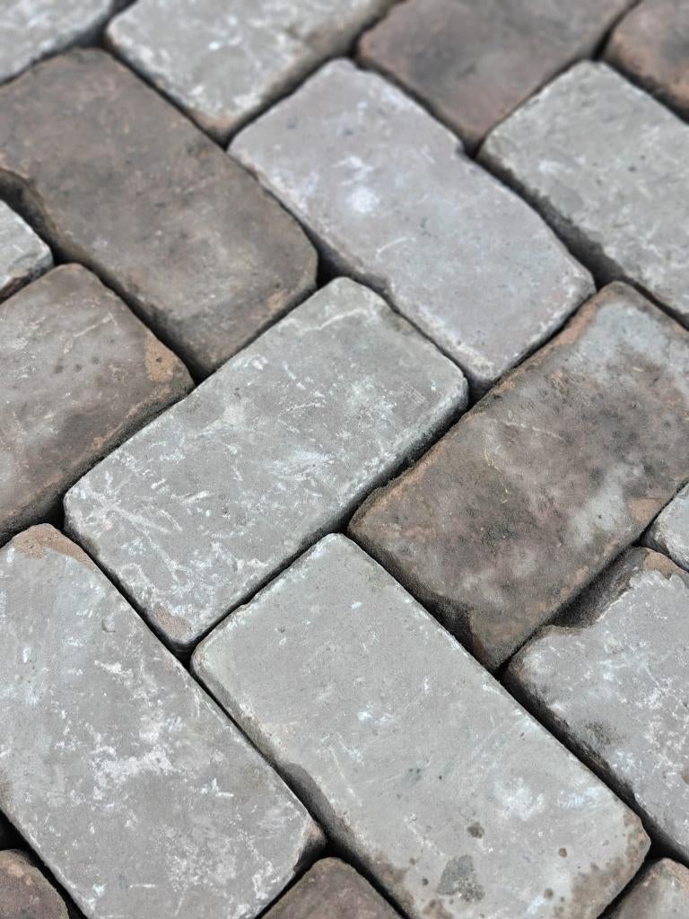 Rode klinkerkeien K9, Tuin en Terras, Tegels en Klinkers, Gebruikt, Klinkers, Keramiek, 10 m² of meer, Ophalen
