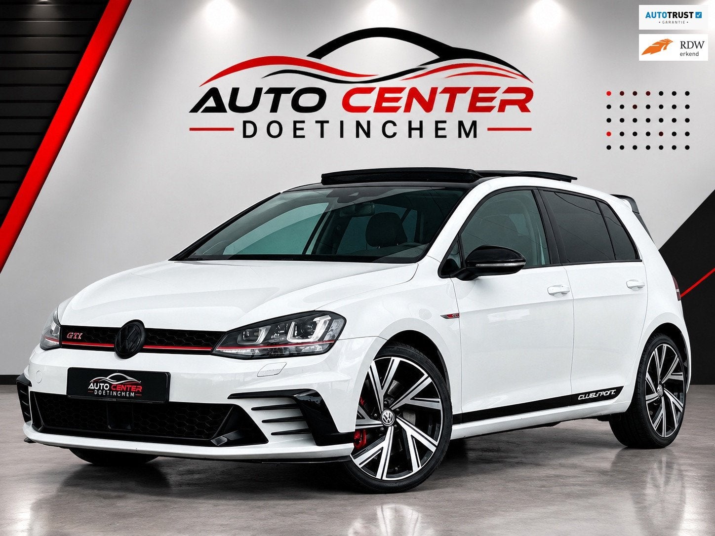 Volkswagen Golf 2.0 TSI GTI Clubsport Dynaudio CarPlay Pano, Stof, Gebruikt, 4 cilinders, Wit