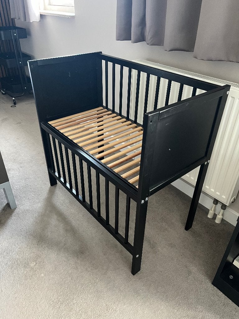 Co sleeper zwart, Kinderen en Baby's, Babywiegjes en Ledikanten, Ophalen, Zo goed als nieuw, Wieg