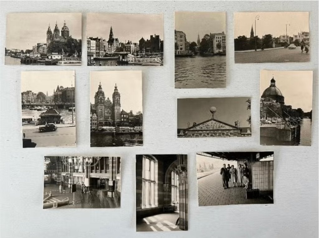 11 x oude foto's Amsterdam 1962, Verzamelen, Foto's en Prenten, 1960 tot 1980, Gebruikt, Foto, Ophalen of Verzenden