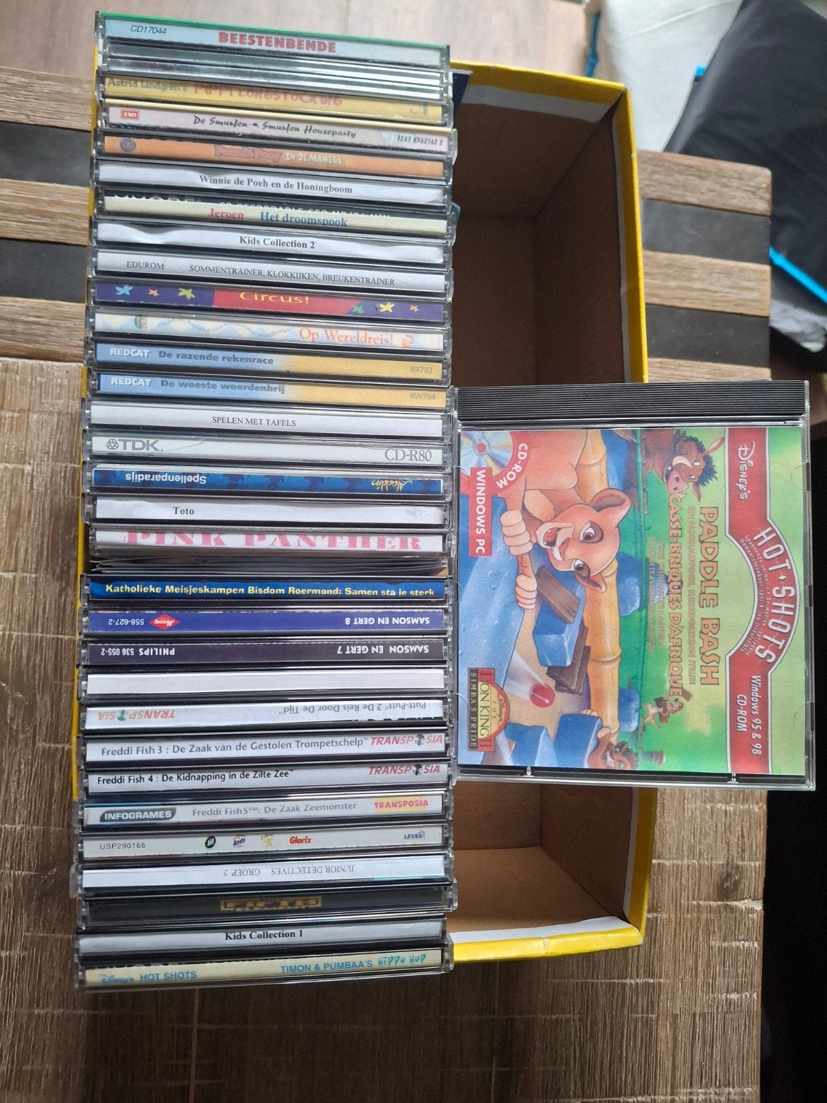 Collectie educatieve en kinder PC-spellen (CD-ROM), Spelcomputers en Games, Games | Pc, Gebruikt, Puzzel en Educatief, 1 speler