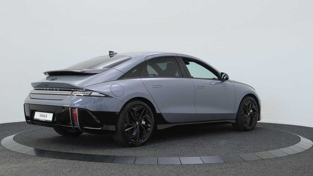 Hyundai IONIQ 6 Business 77.4 kWh | DEMO | 360 Camera | Stoe, Auto's, Hyundai, 12 maanden, Gebruikt, Zwart, Blauw