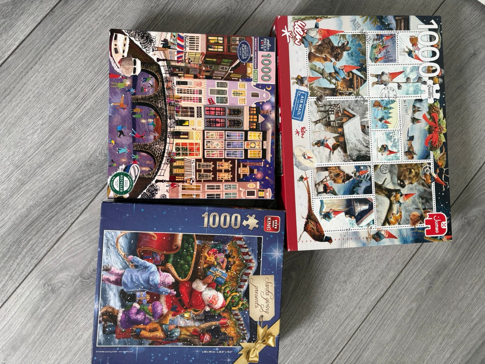 Verschillende mooie puzzels 1000 stukjes, Hobby en Vrije tijd, Denksport en Puzzels, Ophalen, 500 t/m 1500 stukjes, Gebruikt, Legpuzzel