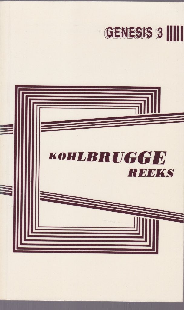 Dr.H.F.Kohlbrugge - GENESIS 3, Ophalen of Verzenden, Gelezen