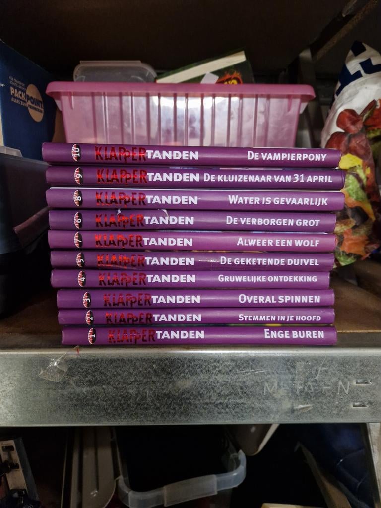 Serie klappertanden boeken 10 stuks., Boeken, Kinderboeken | Jeugd | 10 tot 12 jaar, Ophalen of Verzenden, Zo goed als nieuw, Fictie