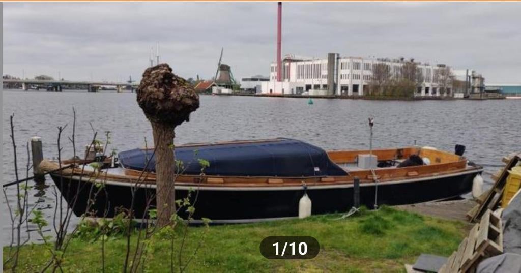 karaktervolle 9‑meter ex‑Marine Motor‑Kutter sloep, Ophalen, Gebruikt, Binnenboordmotor, Diesel