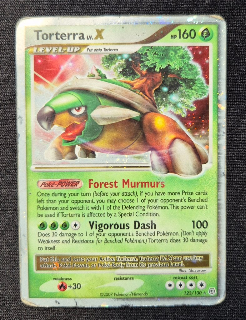 Torterra LV.X (DP 122), Ophalen of Verzenden, Gebruikt, Losse kaart, Foil