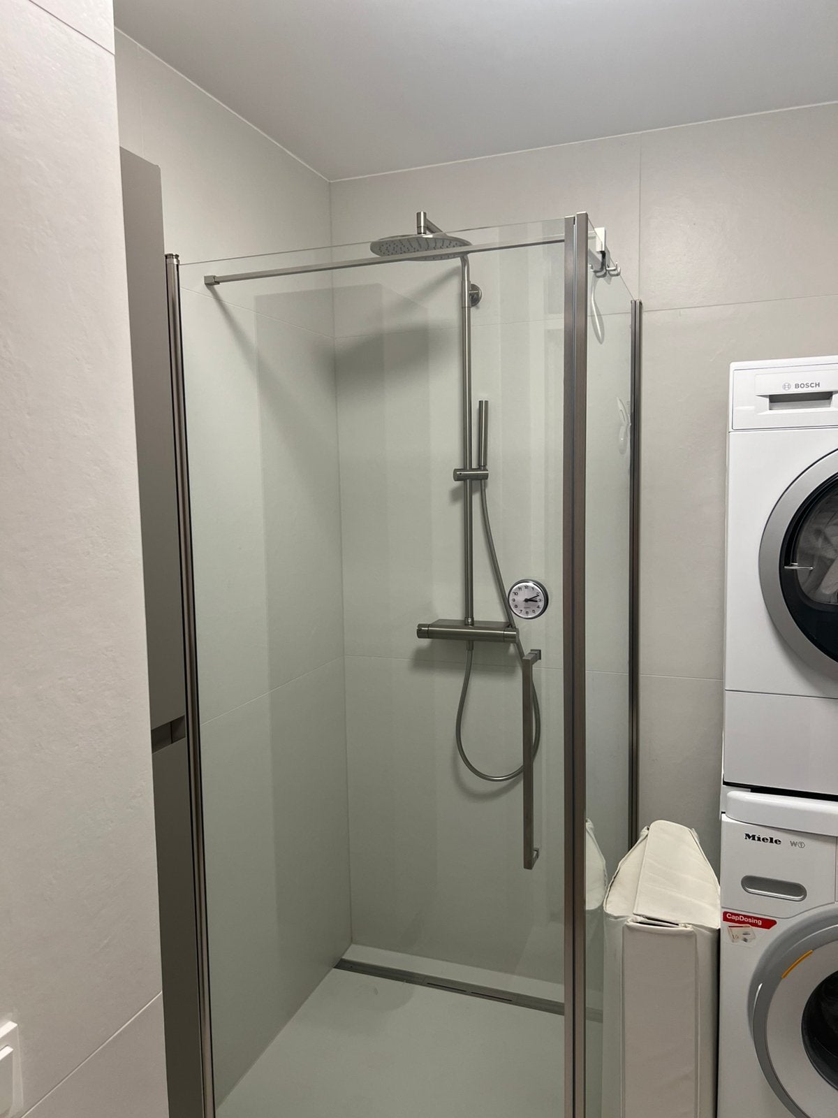 Partij Luxe Grote Badkamertegels (100x100), Doe-het-zelf en Verbouw, Tegels, Ophalen, 60 cm of meer, Nieuw, 5 tot 10 m²