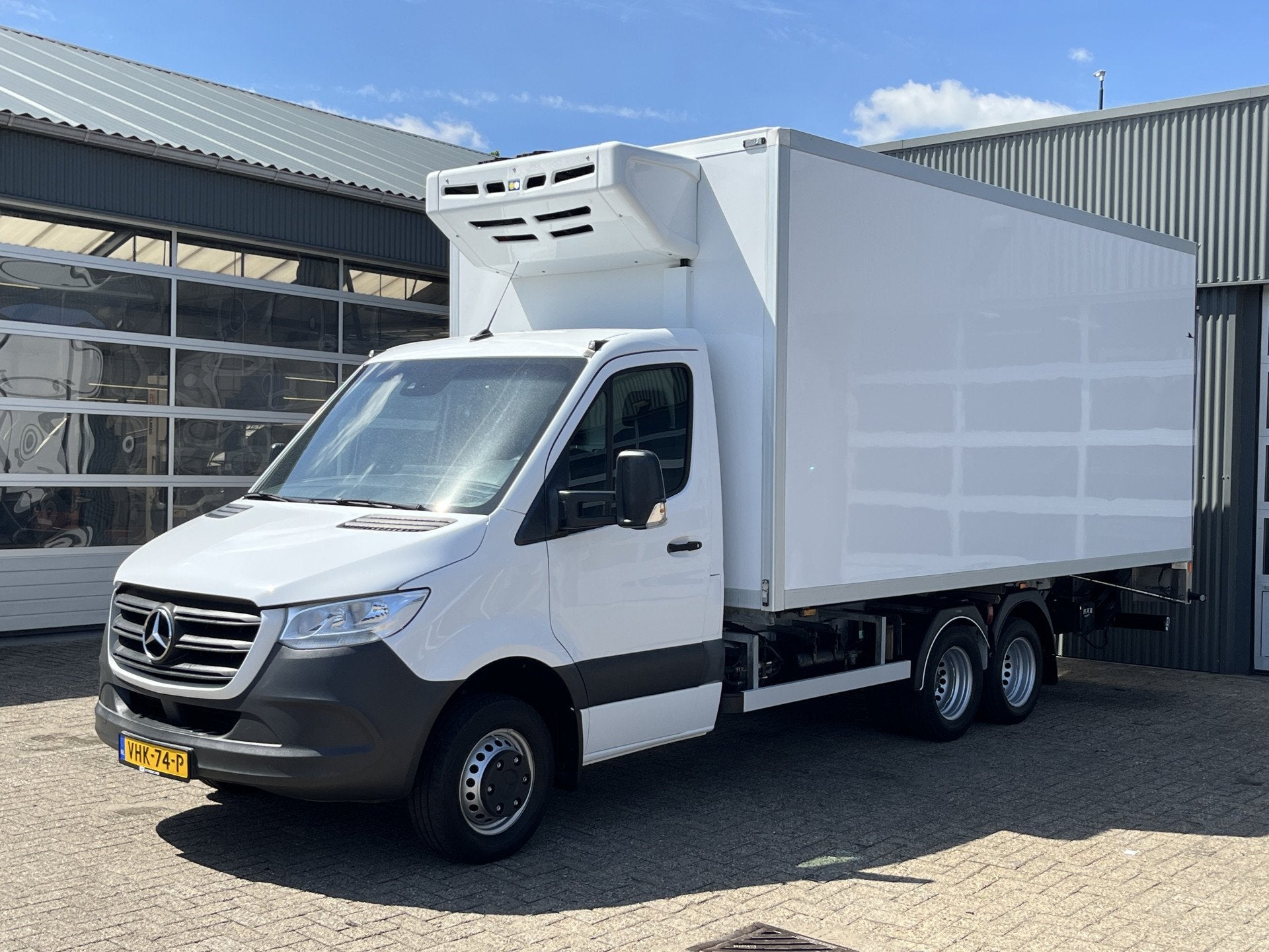 Mercedes-Benz Sprinter 516 2.2 CDI Clixstar Be-combi Koelwag, Auto's, Gebruikt, 4 cilinders, Start-stop-systeem, Wit