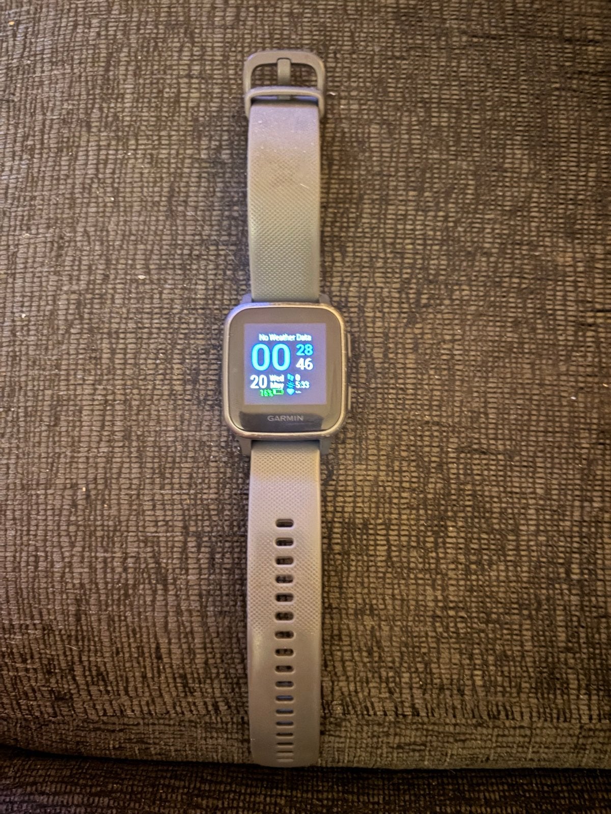 Garmin Venu Sq GPS Smartwatch - Grijs, Afstand, Ophalen of Verzenden, Zo goed als nieuw, Waterdicht
