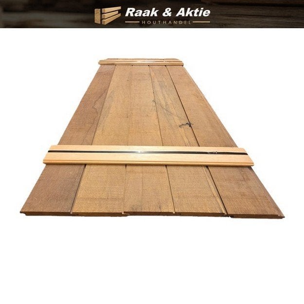 2.2 m2 Hardhout rabat - fijnbezaagd - nr: HP165, Ophalen, Planken, Nieuw, Hardhout