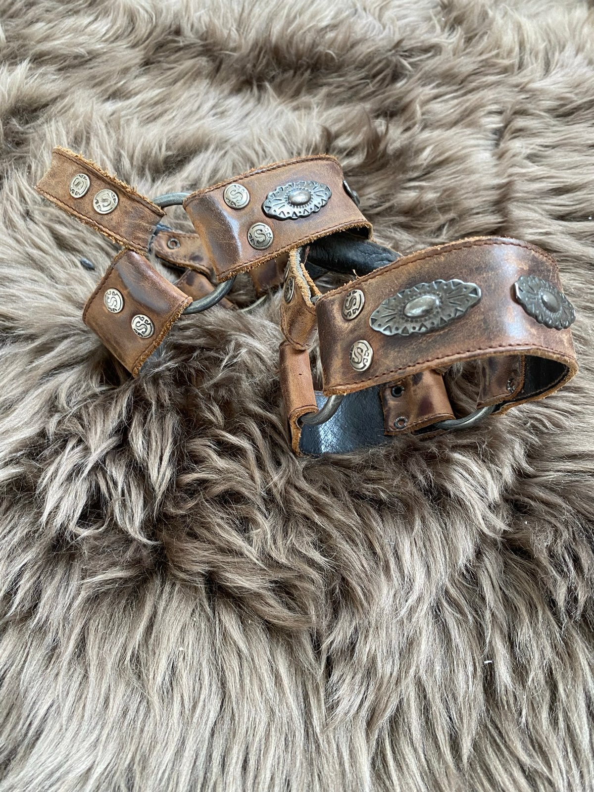 Sendra Western Sporenriemen Leer met Concho's, Ophalen of Verzenden, Zo goed als nieuw