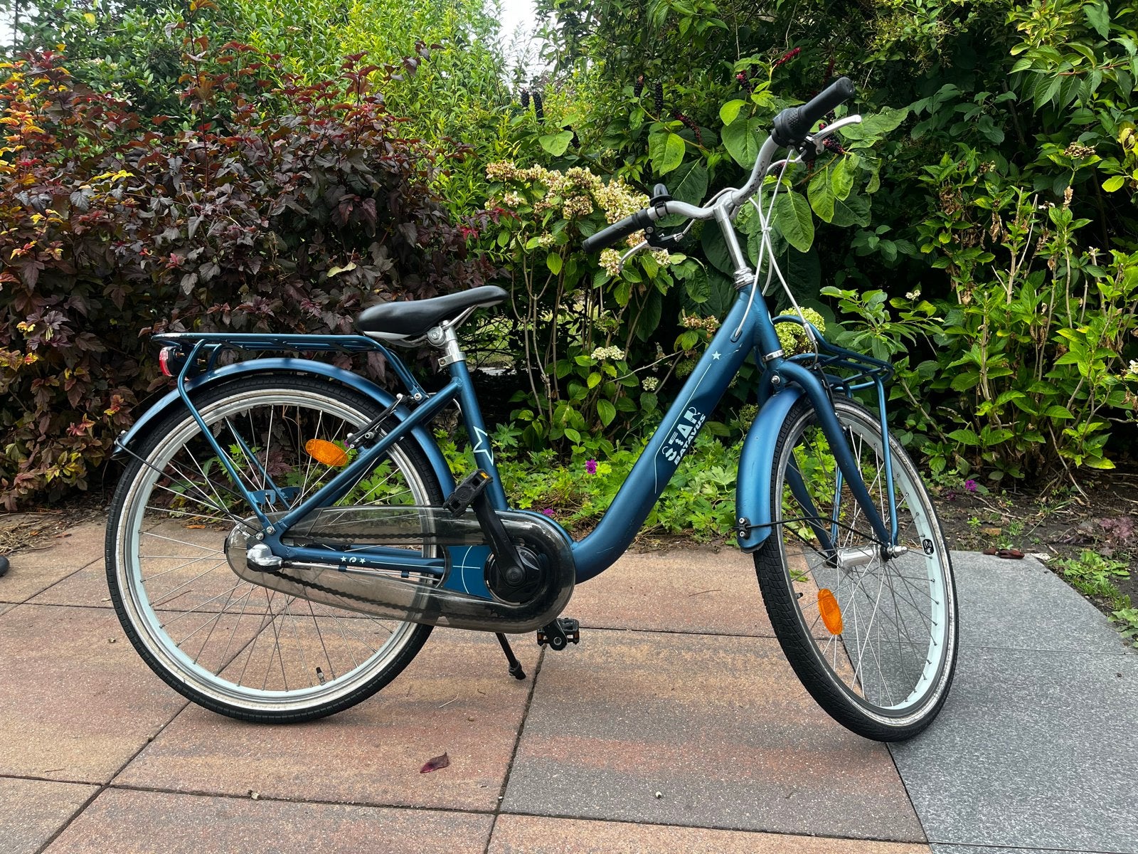 Batavus STAR kinderfiets (24 inch) - Blauw, Fietsen en Brommers, Ophalen, Gebruikt, 24 inch, Versnellingen