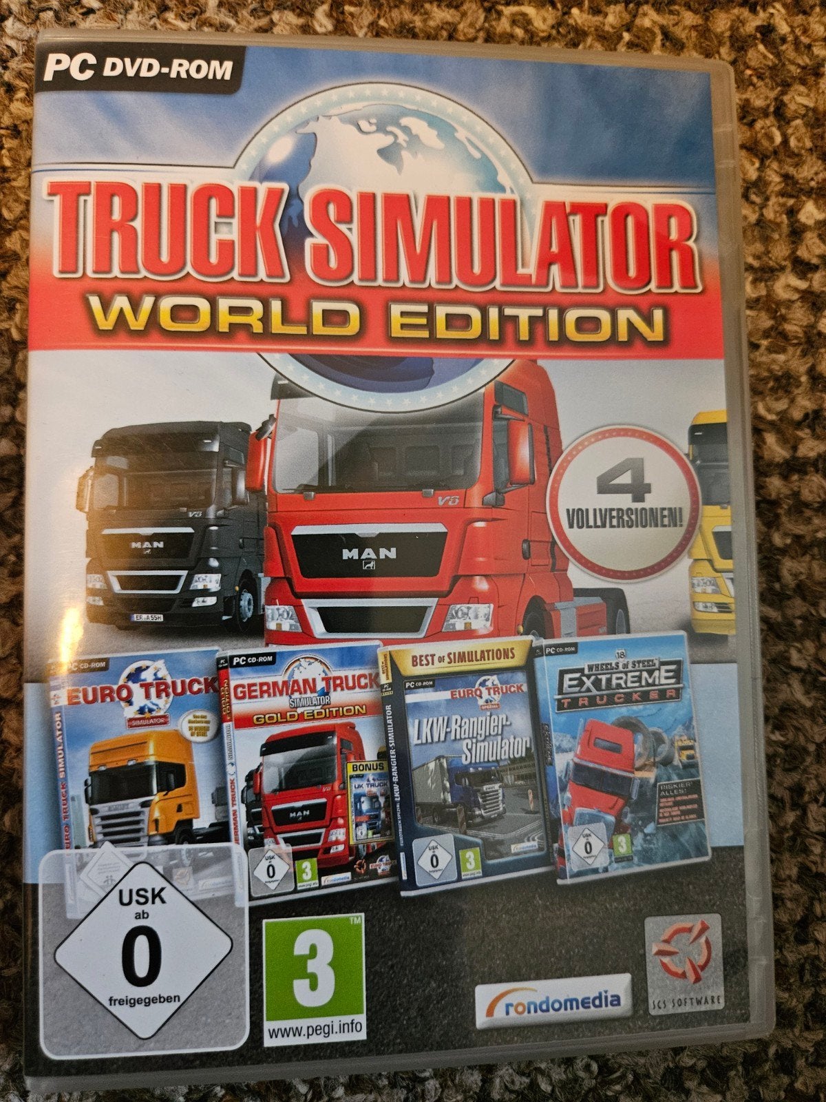 Truck Simulator World Edition PC DVD-ROM, 1 speler, Ophalen of Verzenden, Zo goed als nieuw, Vanaf 3 jaar