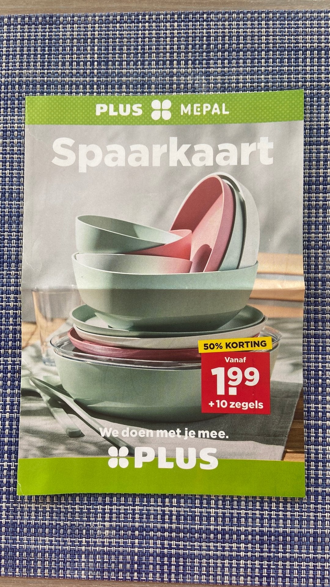 PLUS buitenservies Mepal, Verzamelen, Supermarktacties, Plus, Ophalen of Verzenden