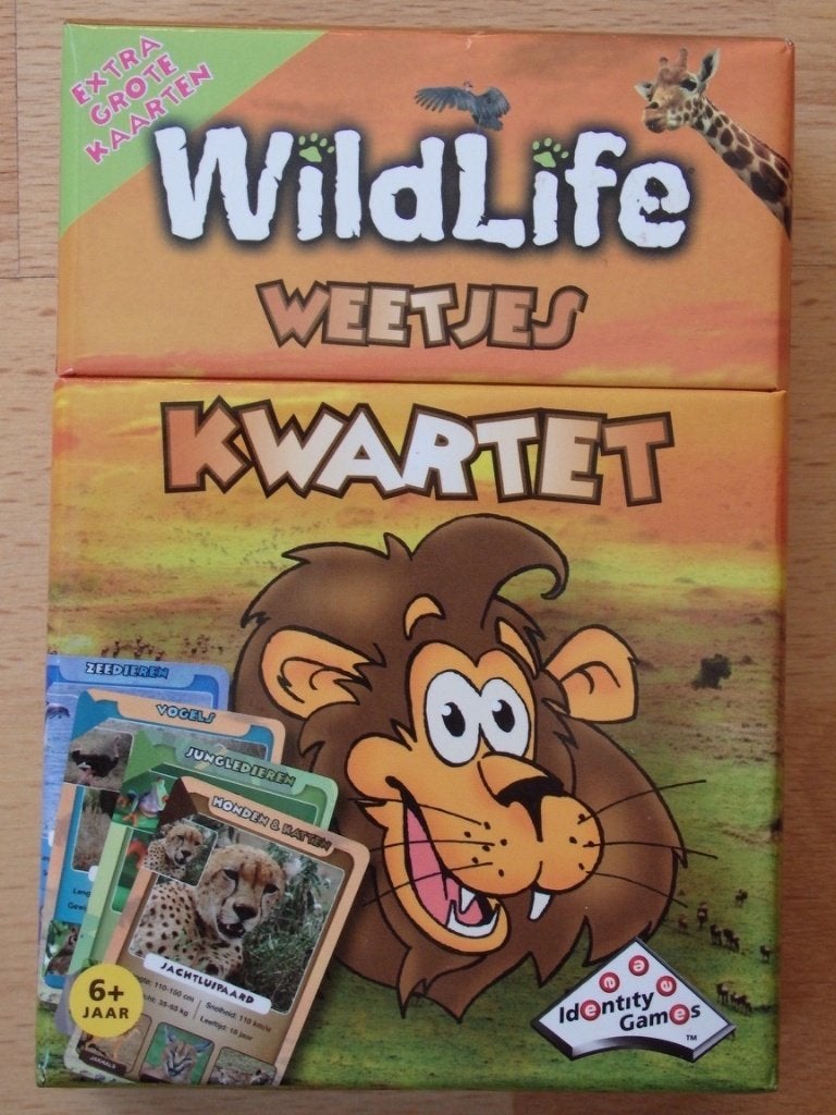 Wildlife Weetjes Kwartet, Ophalen, Zo goed als nieuw, Identity Games International BV
