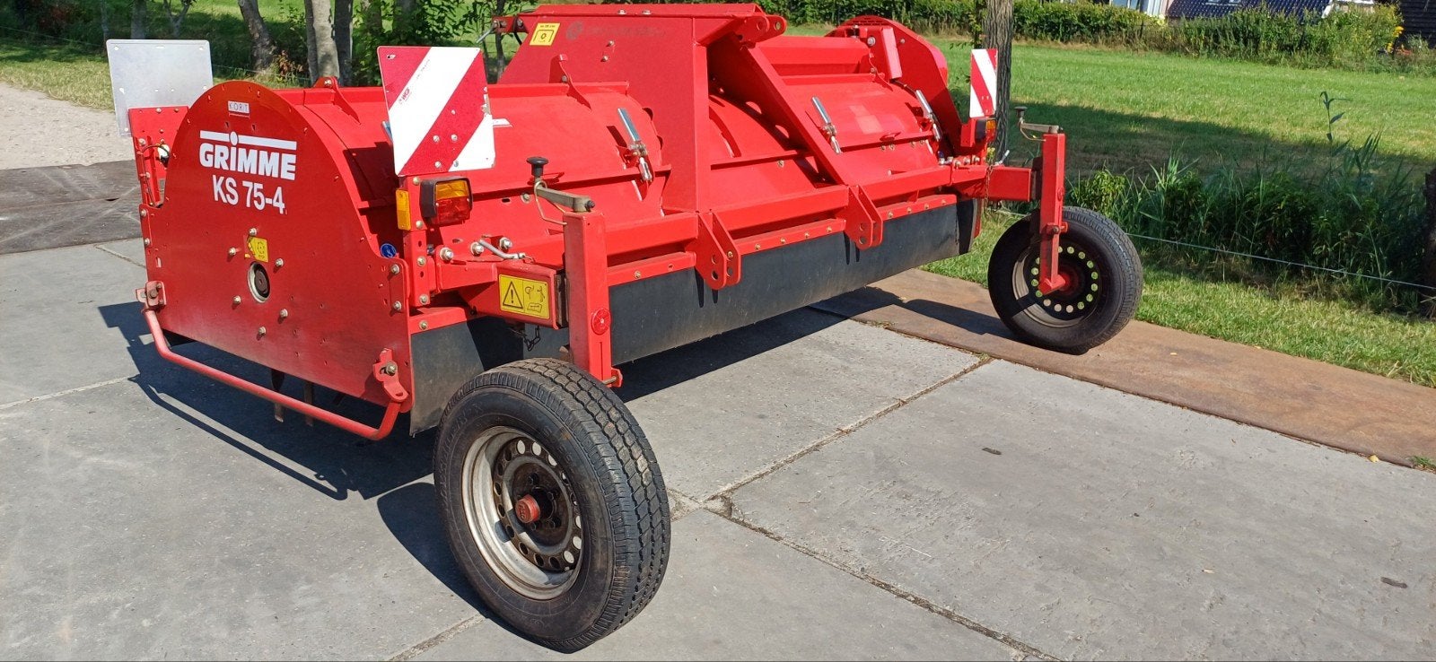 Grimme KS 75-4 loofklapper aardappels loof klapper, Ophalen