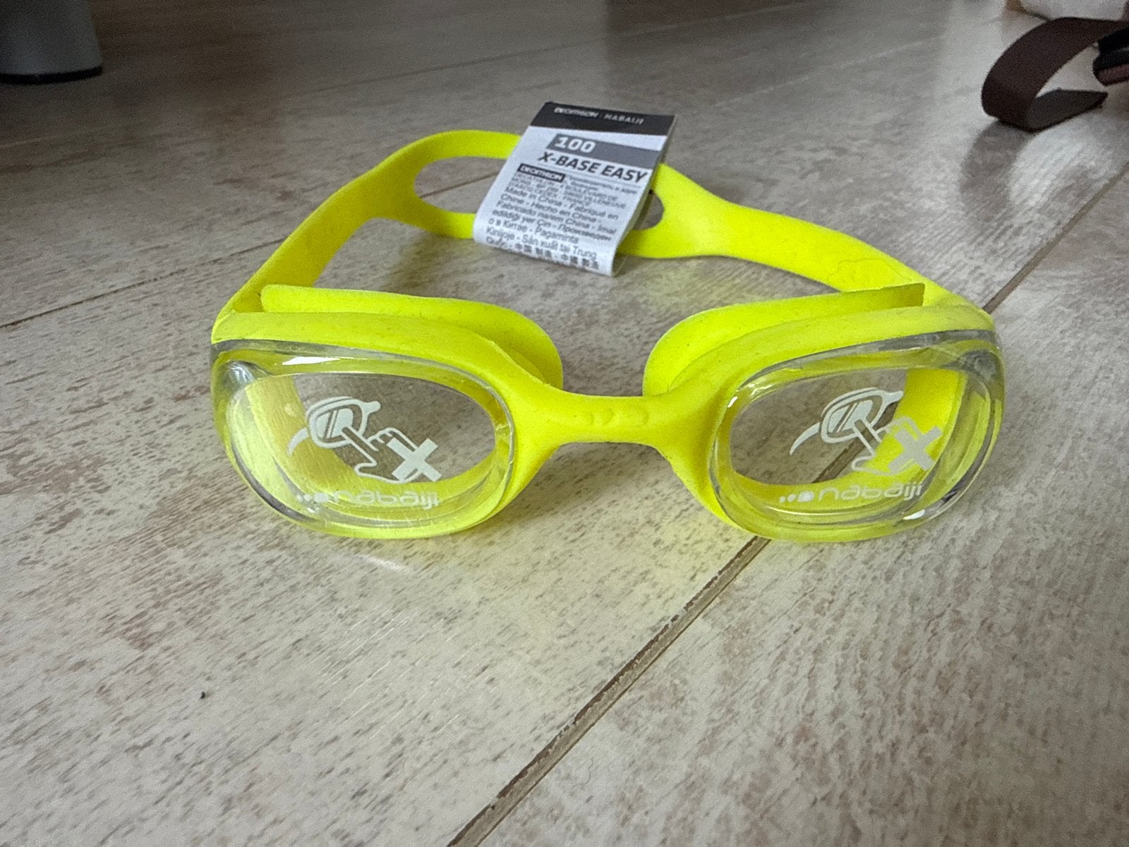 Nieuwe gele zwembril / duikbril - X-BASE EASY, Ophalen of Verzenden, Nieuw, Duikbril of Snorkel