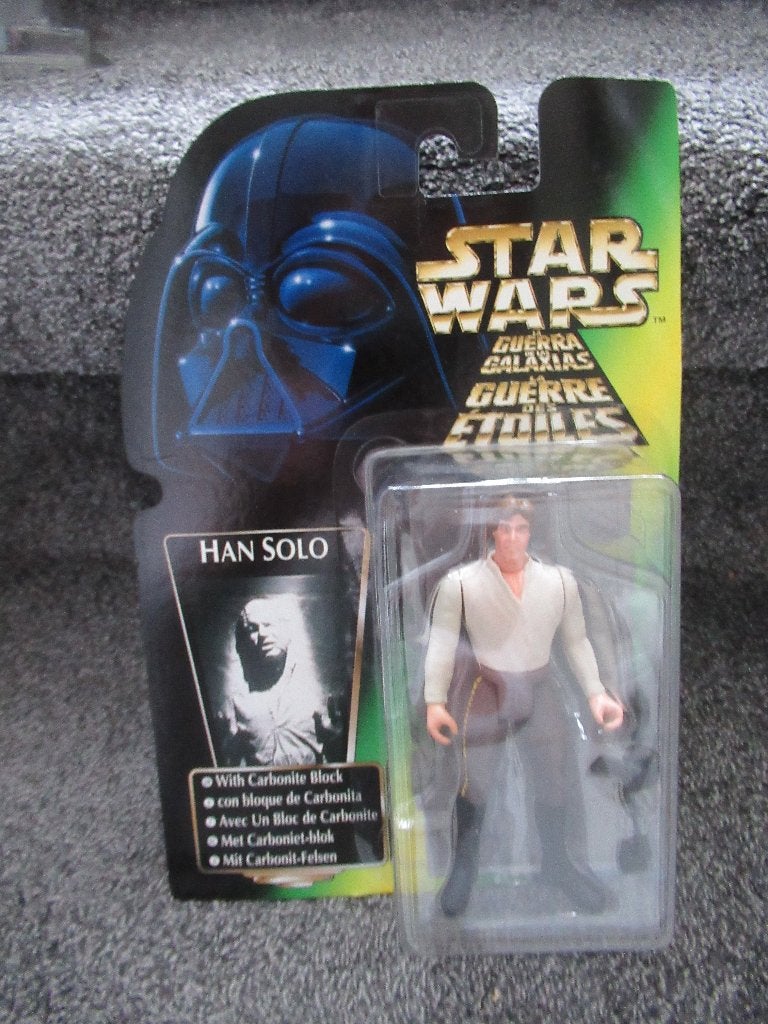 Star Wars potf2 Han Solo met carbonite block, Verzamelen, Ophalen of Verzenden, Nieuw, Actiefiguurtje