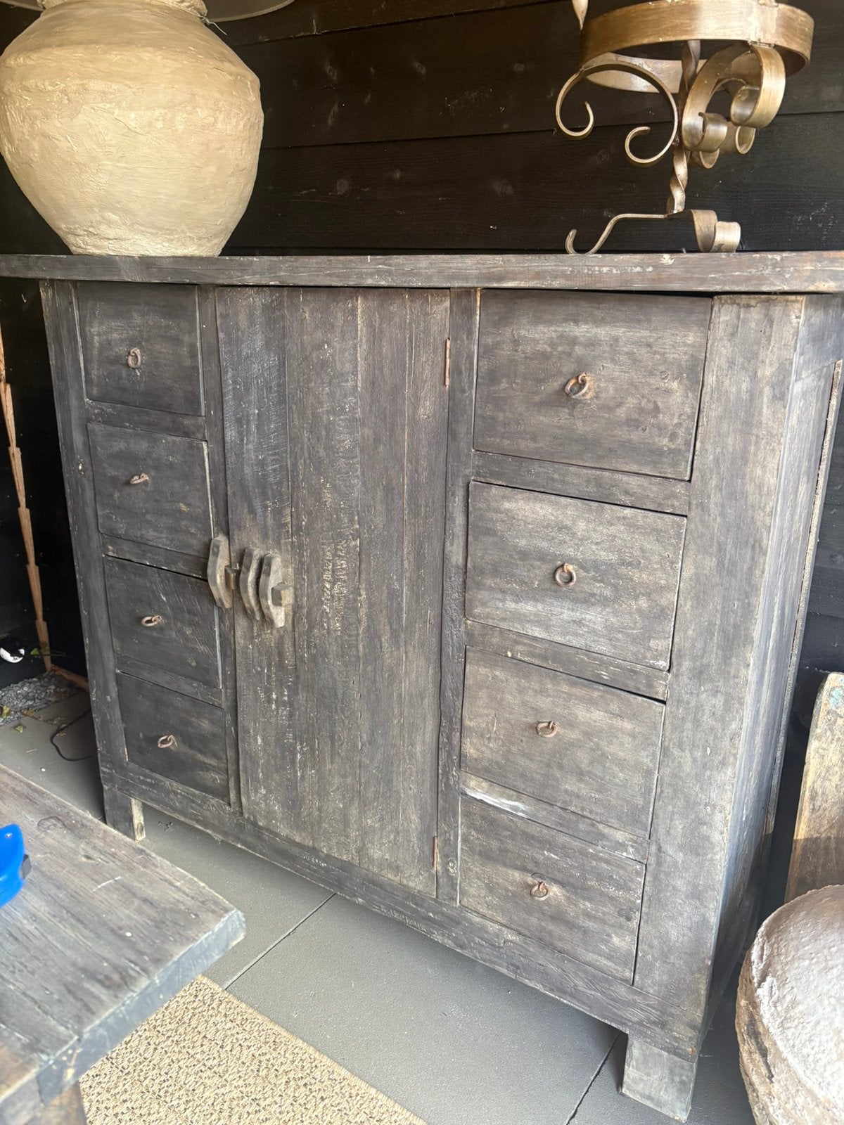 Old barn kast, Huis en Inrichting, Ophalen, 100 tot 150 cm, Landdelijk, Zo goed als nieuw