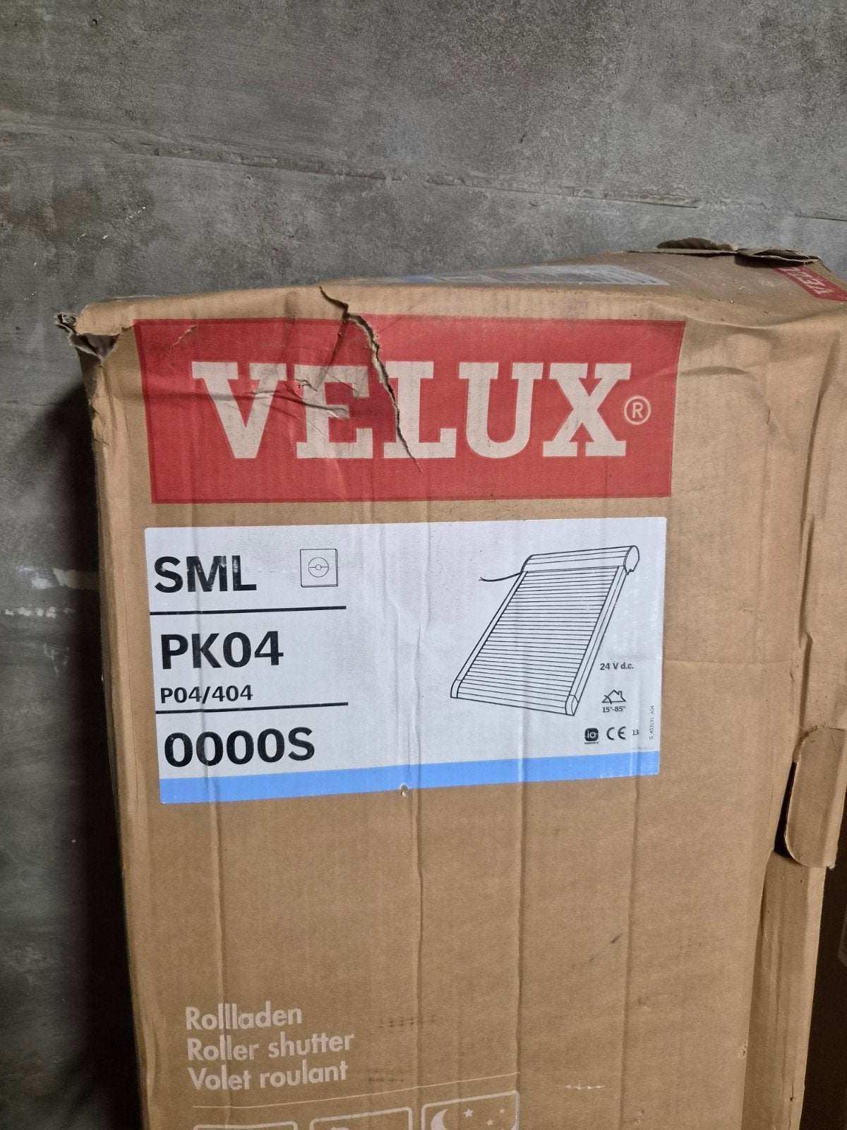 Velux SML PK04 0000S Elektrisch Rolluik - Nieuw, Doe-het-zelf en Verbouw, Ophalen, Minder dan 100 cm, 100 tot 150 cm, Nieuw