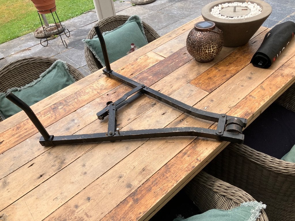 fietsdrager met licht en kenteken plaat, Ophalen, 2 fietsen, Gebruikt, Trekhaakdrager