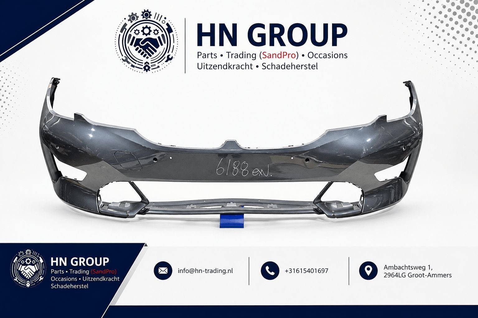 VOORBUMPER VOOR BMW 3 G20/G21 2019, Gebruikt, -, Voor, -