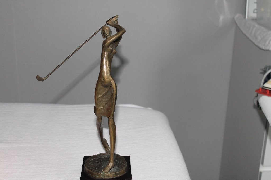Beeldje van Golfster, Verzamelen, Ophalen, Zo goed als nieuw, Mens