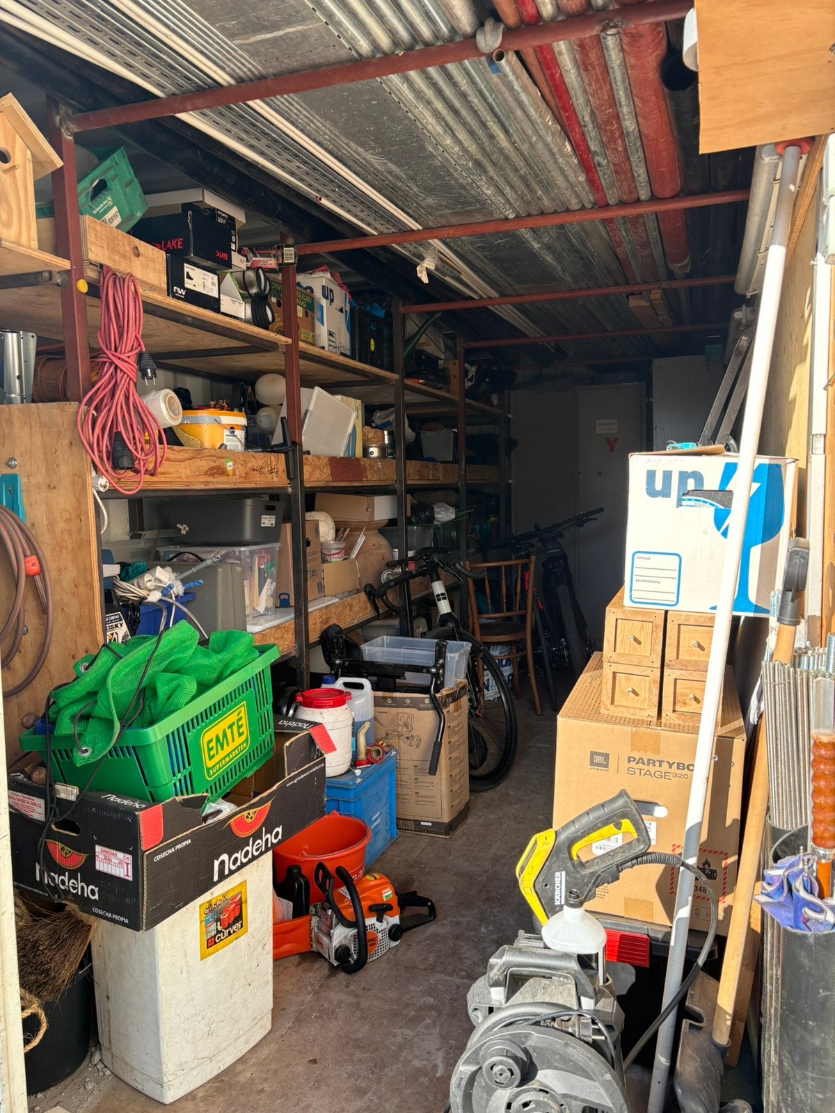 Te koop 20FT zeecontainer, Tuin en Terras, Bergingen en Tuinkasten, Gebruikt, Containerberging, Metaal, Ophalen