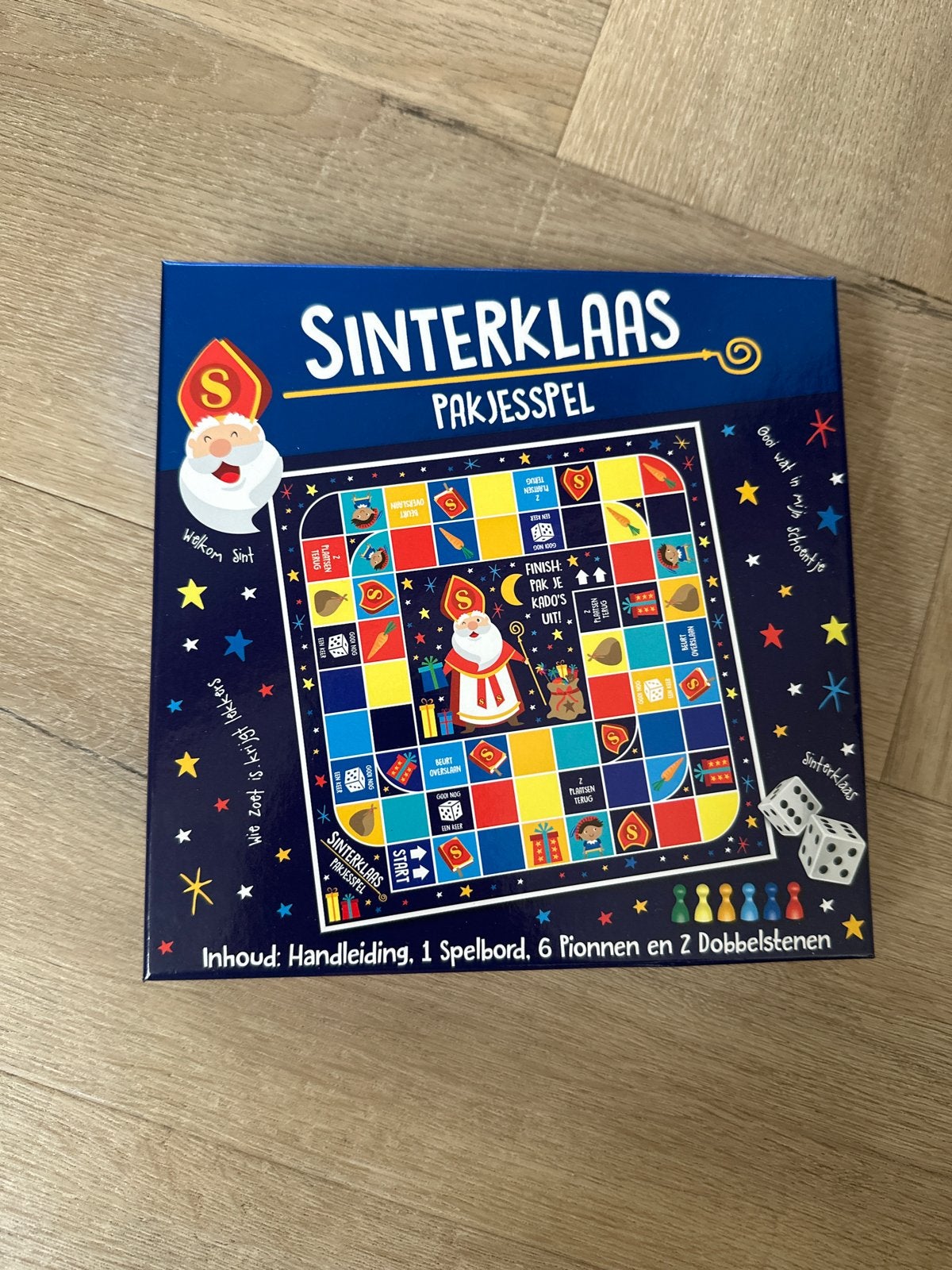 Sinterklaas Pakjesspel - Leuk bordspel voor de feestdagen, Ophalen of Verzenden, Zo goed als nieuw