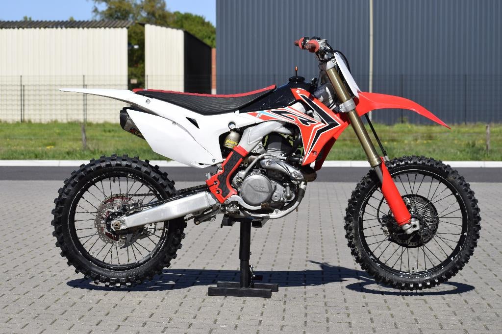 Honda CR450F 2016 - Akrapovic uitlaat, Motoren, 450 cc, Sportuitlaat, Gebruikt, Particulier