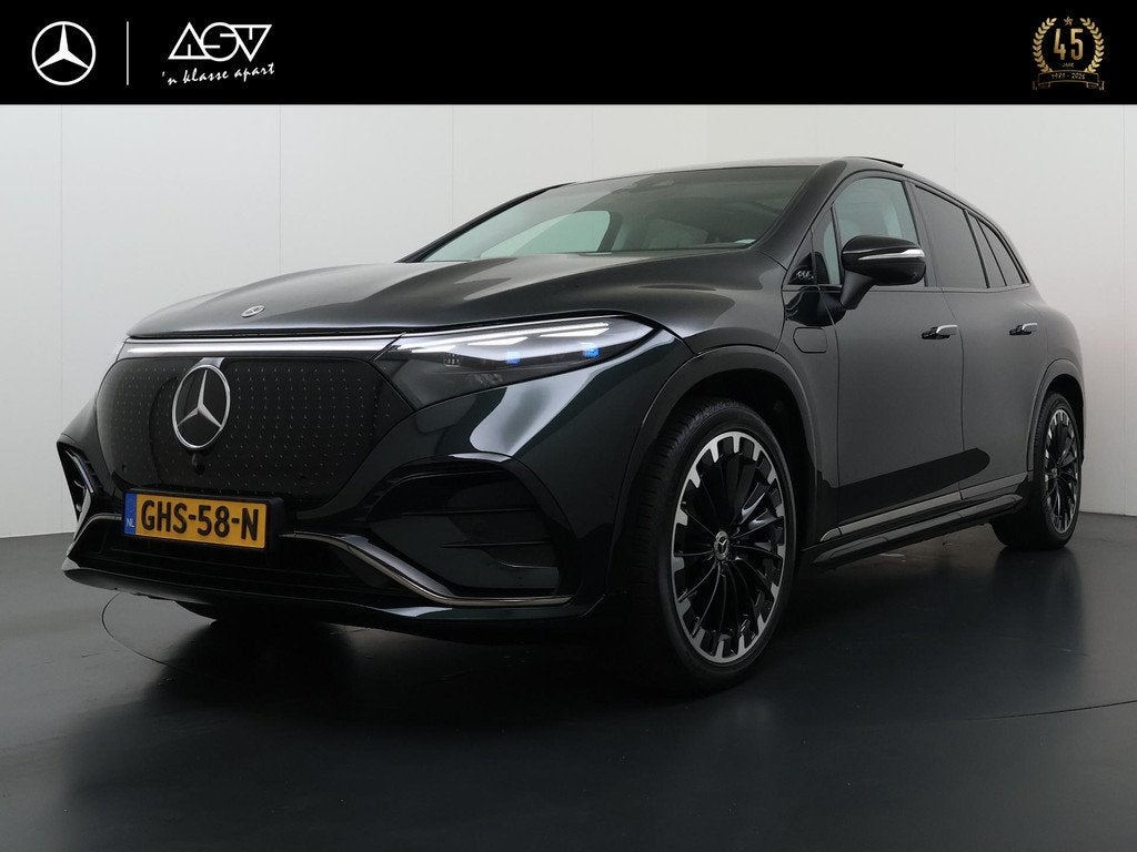 Mercedes-Benz EQS SUV 450+ AMG Line 118 kWh Accu | Panorama, Achterwielaandrijving, Gebruikt, 750 kg, 360 pk
