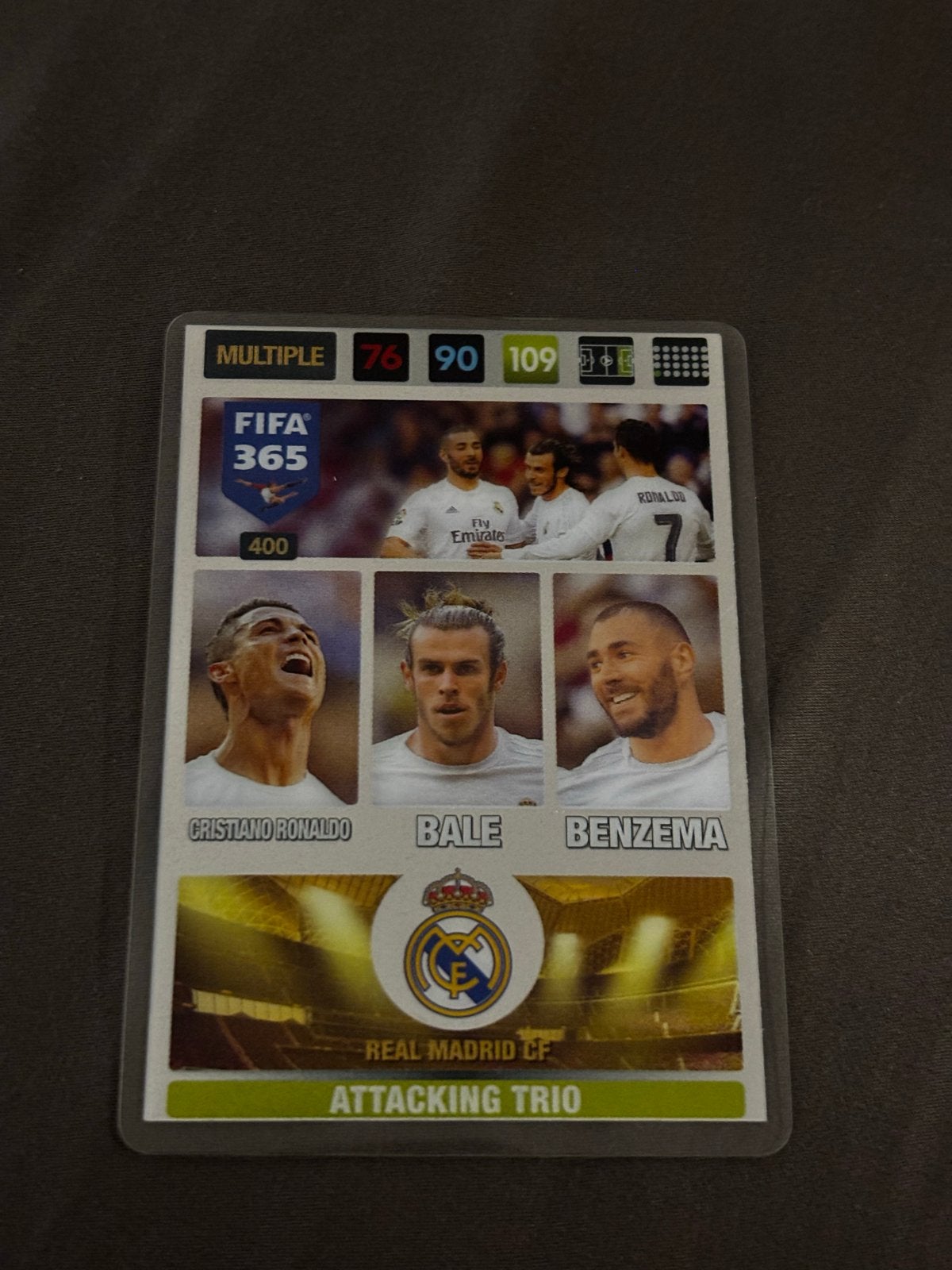 FIFA 365 Adrenalyn XL Real Madrid Attacking Trio Kaart, Verzamelen, Sportartikelen en Voetbal, Ophalen of Verzenden, Zo goed als nieuw