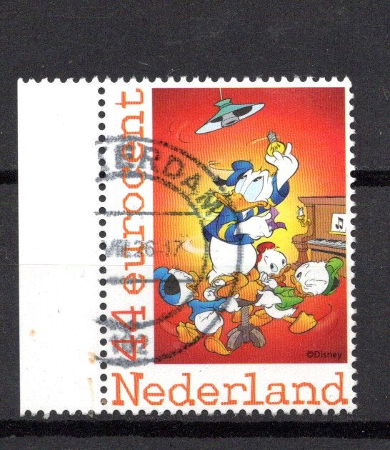 gestempelde zegel. persoonlijke: Donald duck, Postzegels en Munten, Postzegels | Nederland, Ophalen of Verzenden, Na 1940, Gestempeld