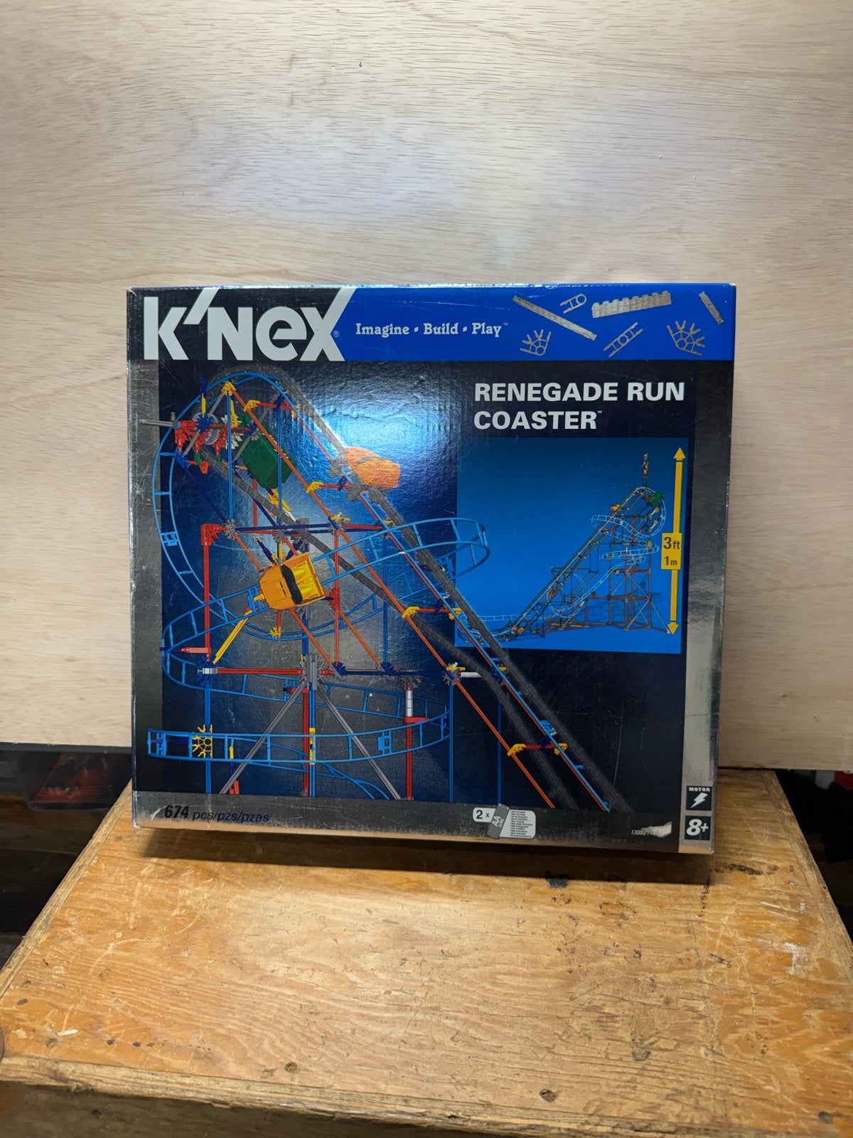 K'nex Renegade Run Coaster - Niet compleet, Ophalen of Verzenden, Gebruikt, K'nex
