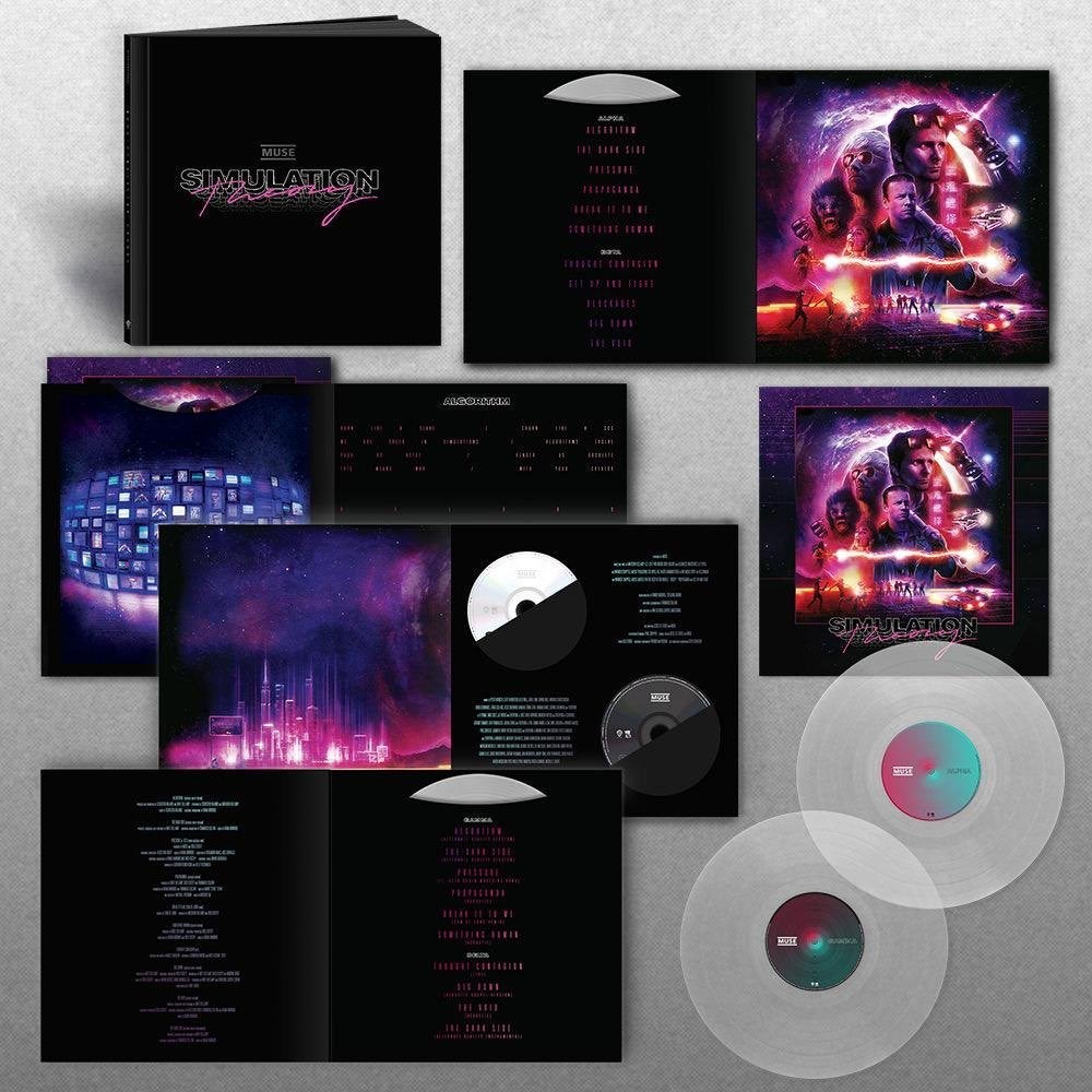 2LP+2Cd Box Muse Simulation Theory TRANSPARENT Vinyl NIEUW, Progressive, 2020 tot heden, Ophalen of Verzenden, Geseald