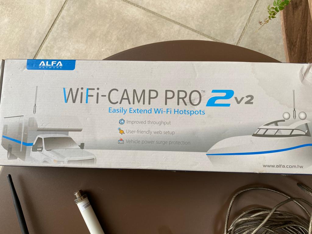 WiFi-CAMP PRO 2 v2 WiFi Hotspot Extender Set, Ophalen of Verzenden, Zo goed als nieuw