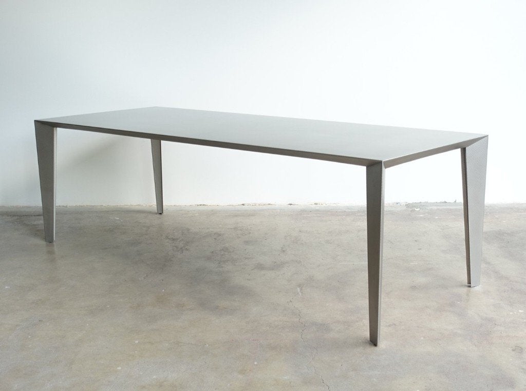 Design Eettafel 230cm Fabiaan van Severen Fold & Profile 230, Huis en Inrichting, Tafels | Eettafels, Ophalen, Modern, Industrieel