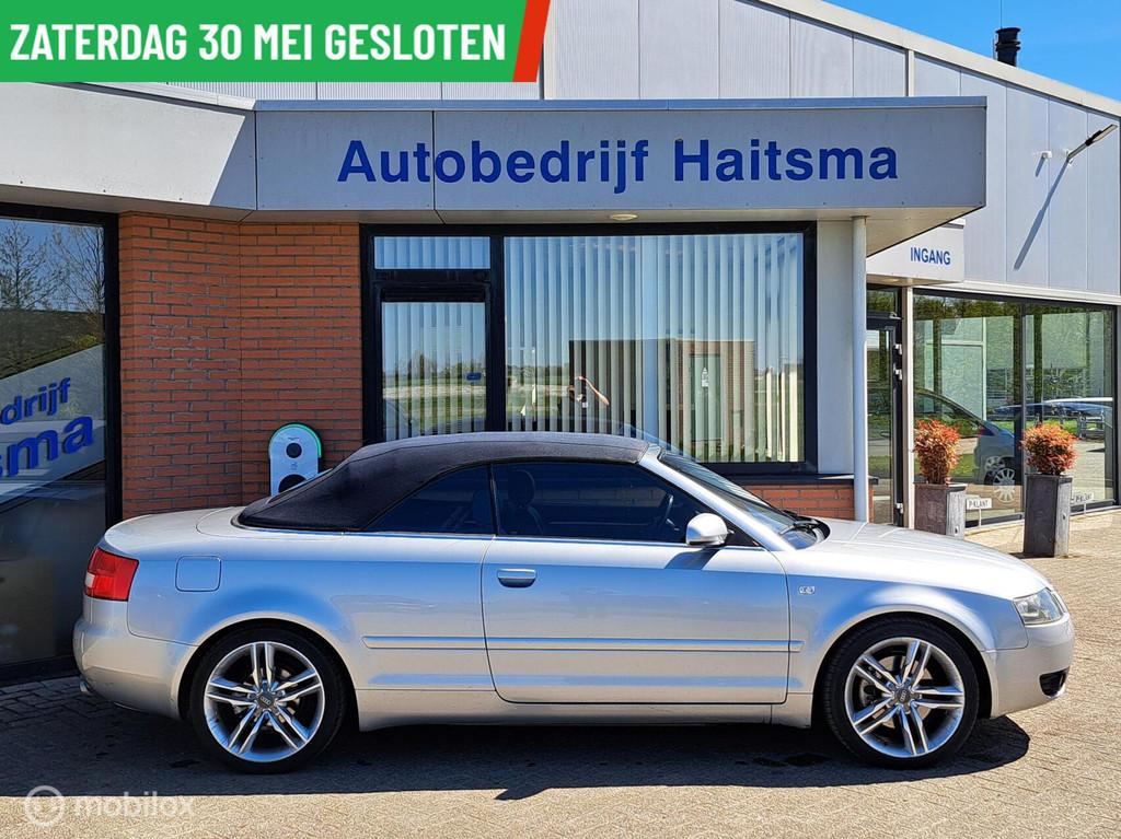 Audi A4 Cabriolet 3.0 V6 Exclusive, Gebruikt, 1595 kg, Cabriolet, 4 stoelen