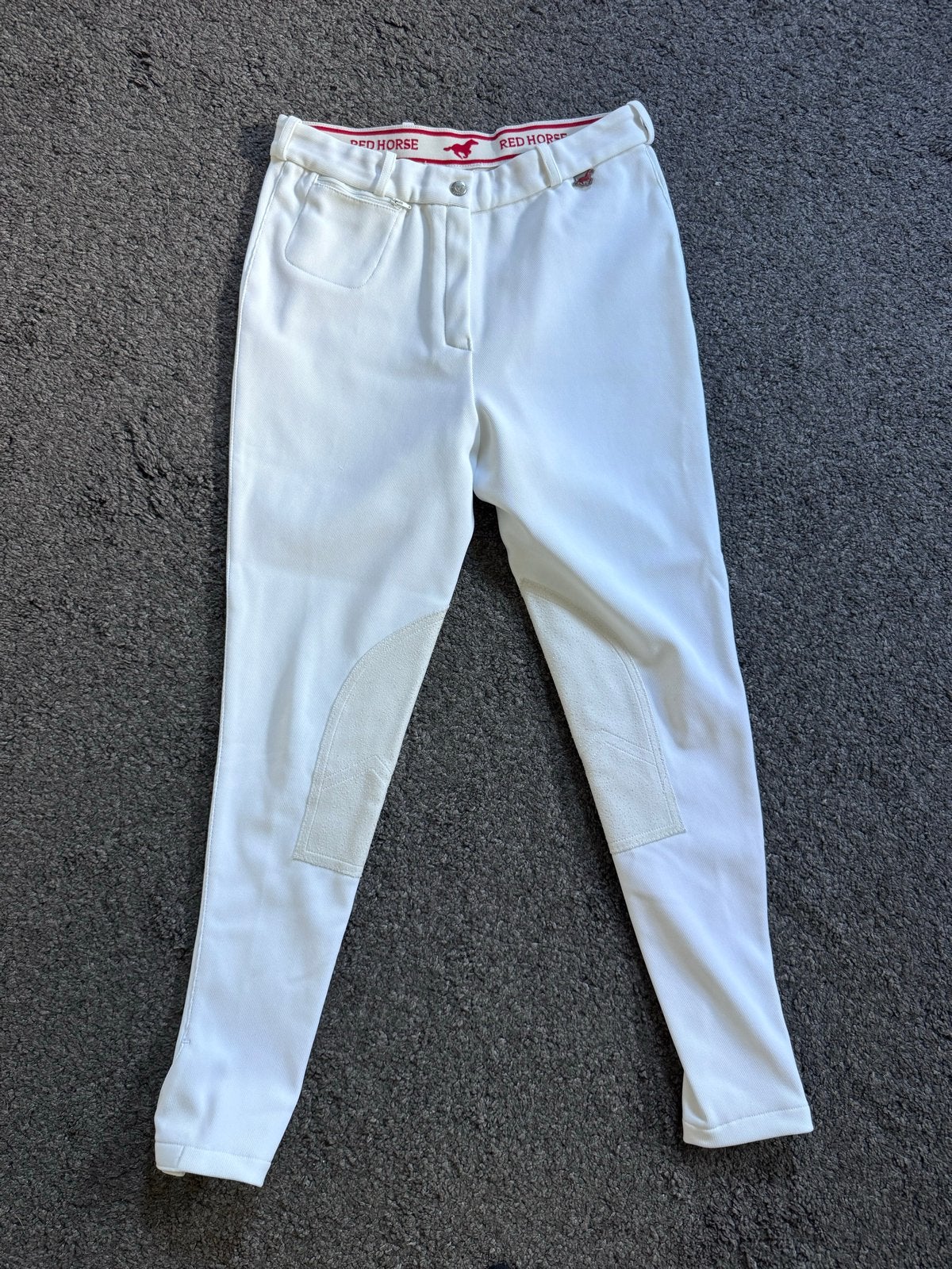 Witte paardrijbroek maat 40, Dieren en Toebehoren, Gebruikt, Red Horse, M, Onderkleding
